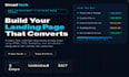 build a modern landing page with HTML CSS bootstrap