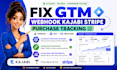 fix GTM webhook kajabi stripe purchase tracking thinkific ga4 meta pixel