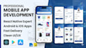 develop a professional mobile app using react native