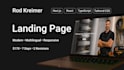 build a landing page with next js, react, typescript