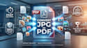 convert jpeg to vector or PDF in 2 hours