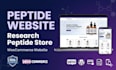 build peptide website and research peptide store
