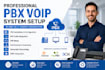 setup cloud pbx with sip trunk, IVR and call routing system