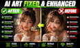 fix and improve al generated art