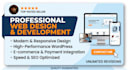 create a responsive HTML CSS website landing page