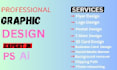 create a charismatic graphics design materials
