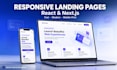 develop a high converting react landing page
