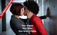 write a spicy sapphic romance story