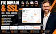 fix godaddy namecheap bluehost hostinger domain ssl email issue