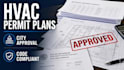 hvac permit plans city permit drawings code compliant hvac package