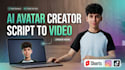 create professional ai avatar videos, script to stoty video