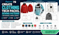create clothing tech packs, sewing patterns for hoodies, t shirts, jackets
