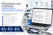proofread, edit and improve scientific and healthcare content