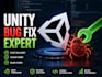 be your unity developer to fix bugs and errors in your game
