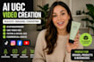 create ai ugc video ai ugc ads ugc content tiktok video ads