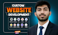build custom website, website development, full stack developer, front end
