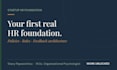 build your startup HR foundation
