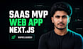 build your saas mvp web app using next js react and supabase