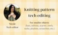 tech edit smaller knitting patterns