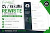 rewrite, improve and format your CV or resume professionally