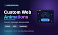 create custom HTML CSS animations for your website