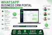 create a whatsapp multi lead CRM tool