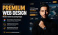 do premium web design and modern ui ux landing page