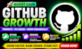 setup your github account, fix issue for your organic github promotion