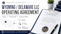 draft a professional wyoming or delaware llc operating agreement