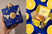design product packaging box and label with 3d mockup and branding