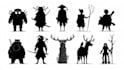 draw custom line art and silhouette stencil