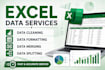 be your virtual assistant for data entry, data cleaning