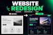 redesign your website into a modern responsive website