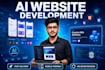 design ai powered automated business website with chatbot integration