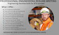 create a professional engineering resume and ats CV