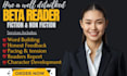 beta read your romantasy novel with a detailed reader report