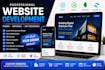 create website design, full website as a full stack developer