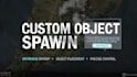 spawn custom objects anywhere on your dayz map
