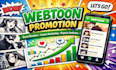 boost your webtoon, manga, tapas and wattpad with targeted comic promotion