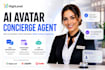 build conversational ai avatar, digital human agent, ai concierge crm automation