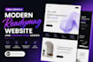create a modern readymag website and landing page design
