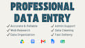provide data entry and calendar management services