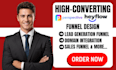 build high converting perspective funnel and heyflow lead generation system
