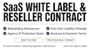 draft a saas white label agreement and software reseller contract