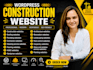 design a construction, roofing, plumbing, cleaning, hvac, tree surgeons website