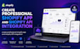 create custom shopify app shopify API integration public and private app