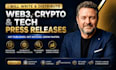 write and distribute web3, crypto and tech press releases