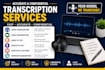 convert audio and video files into accurate text