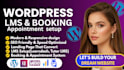 design wordpress booking appointment website for service business