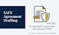 draft a legally binding safe agreement for your startup funding